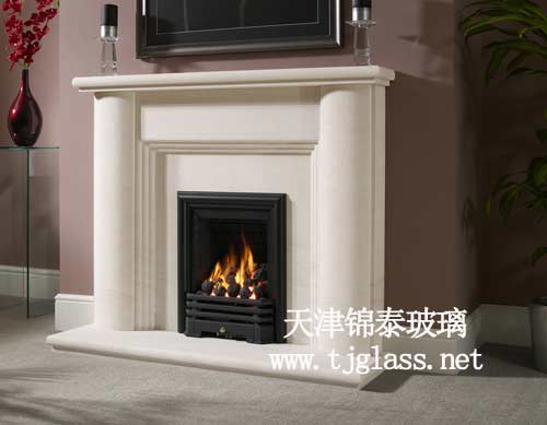 壁爐玻璃安裝效果圖